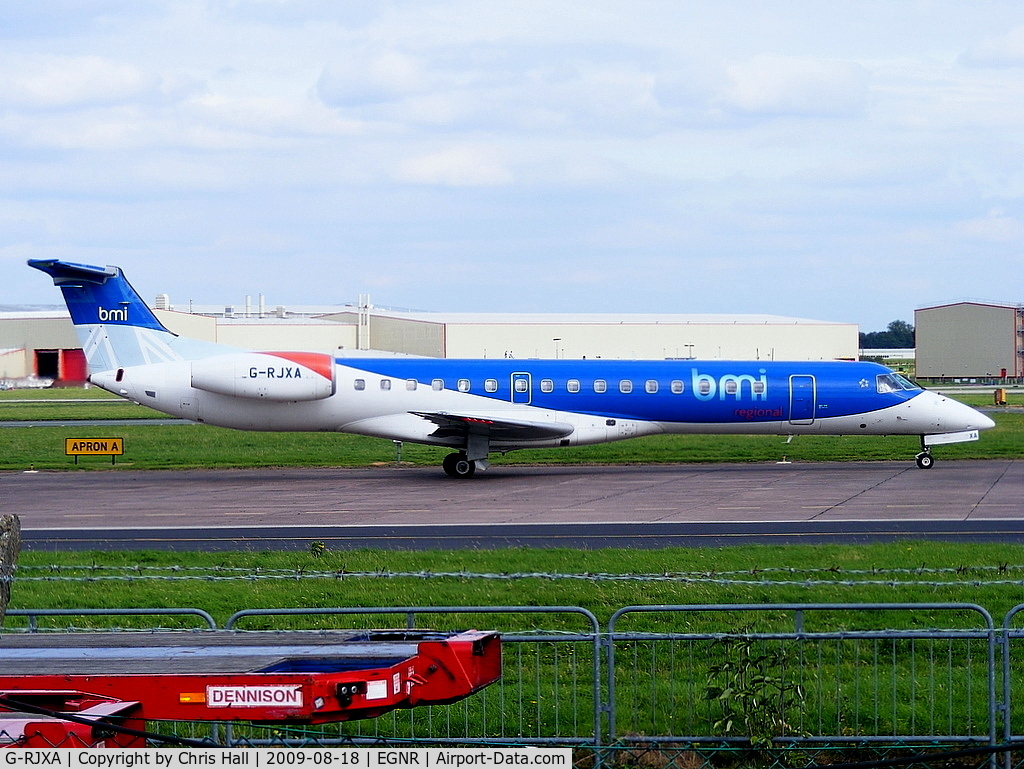 G-RJXA, 1999 Embraer EMB-145EP (ERJ-145EP) C/N 145136, BMI Regional