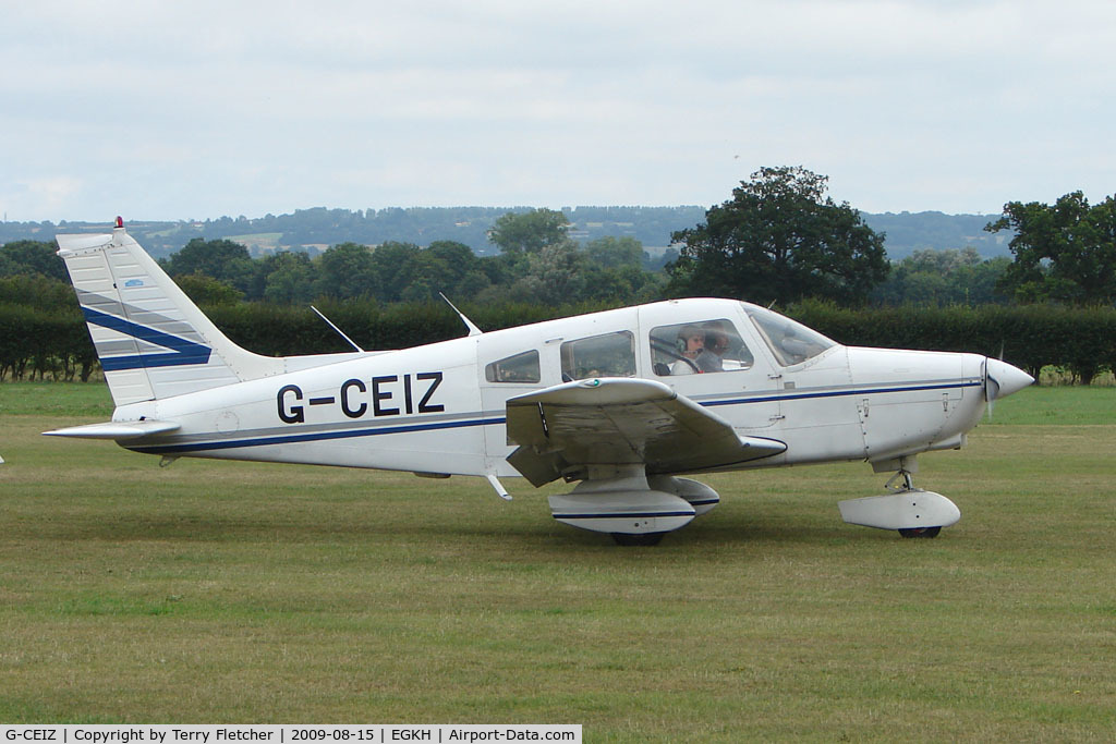 G-CEIZ, 1980 Piper PA-28-161 Cherokee Warrior II C/N 28-8116076, Piper PA-28-161 at Headcorn , Kent , UK