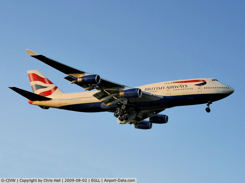 G-CIVW, 1998 Boeing 747-436 C/N 25822, British Airways