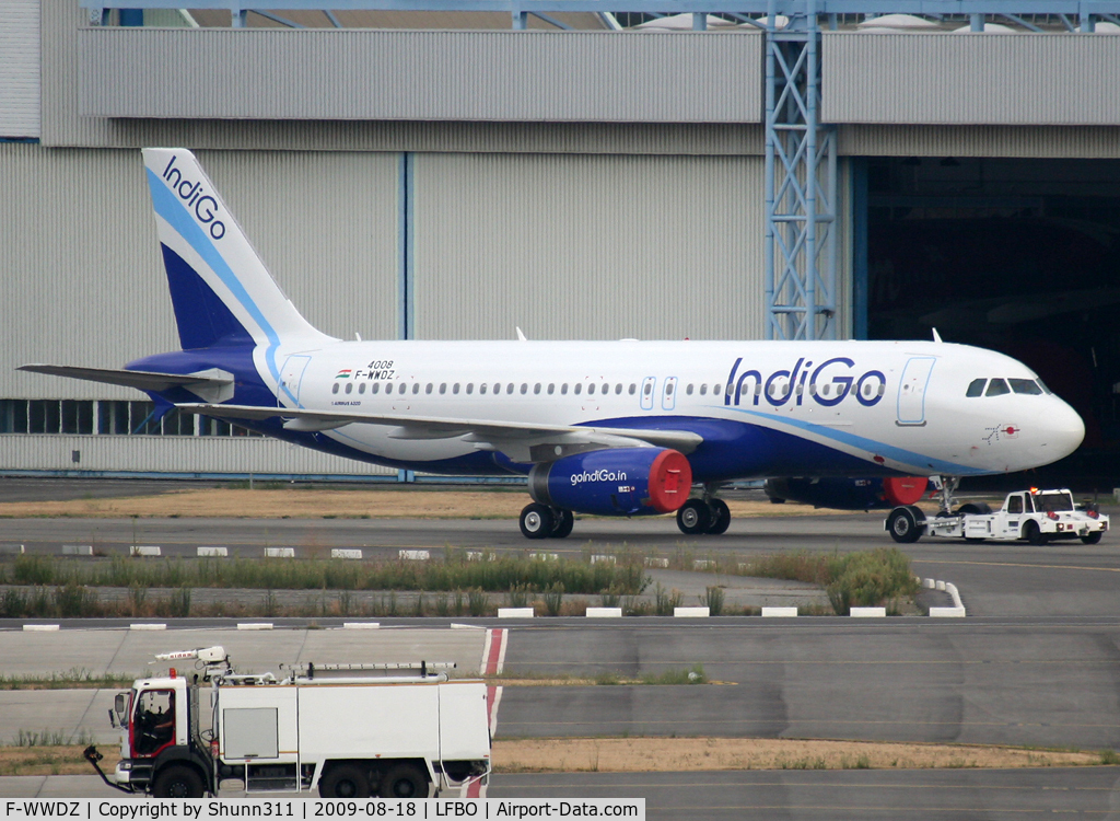 F-WWDZ, 2009 Airbus A320-232 C/N 4008, C/n 4008 - To be VT-IDA