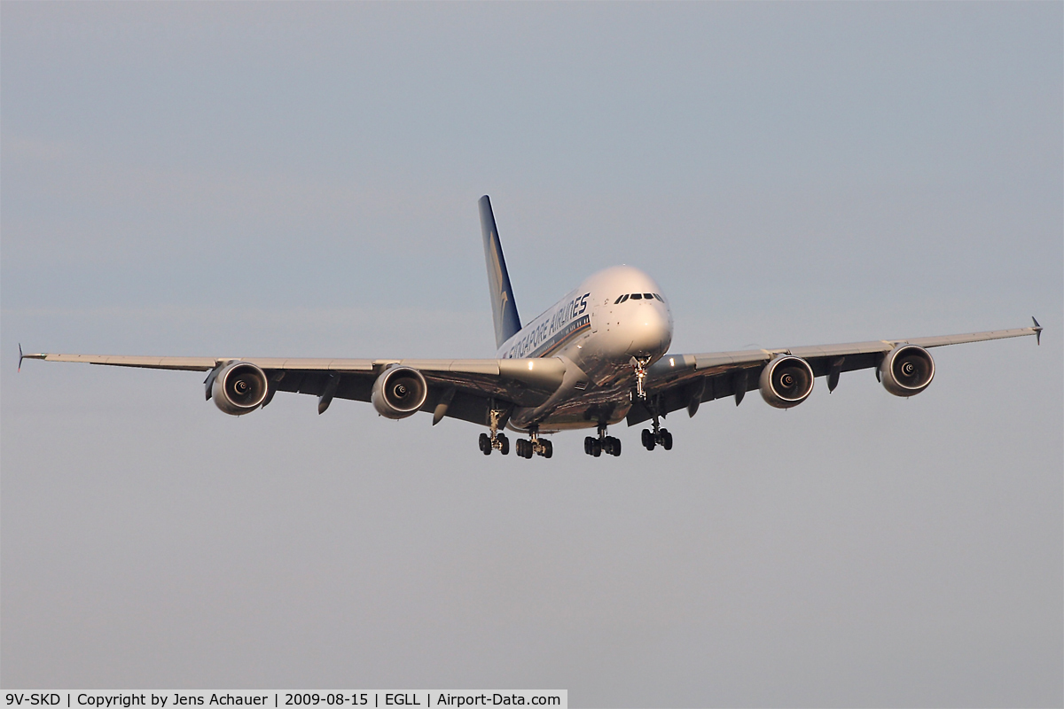 9V-SKD, 2008 Airbus A380-841 C/N 008, Singapore Airlines Airbus A380-841 - Reg. 9V-SKD