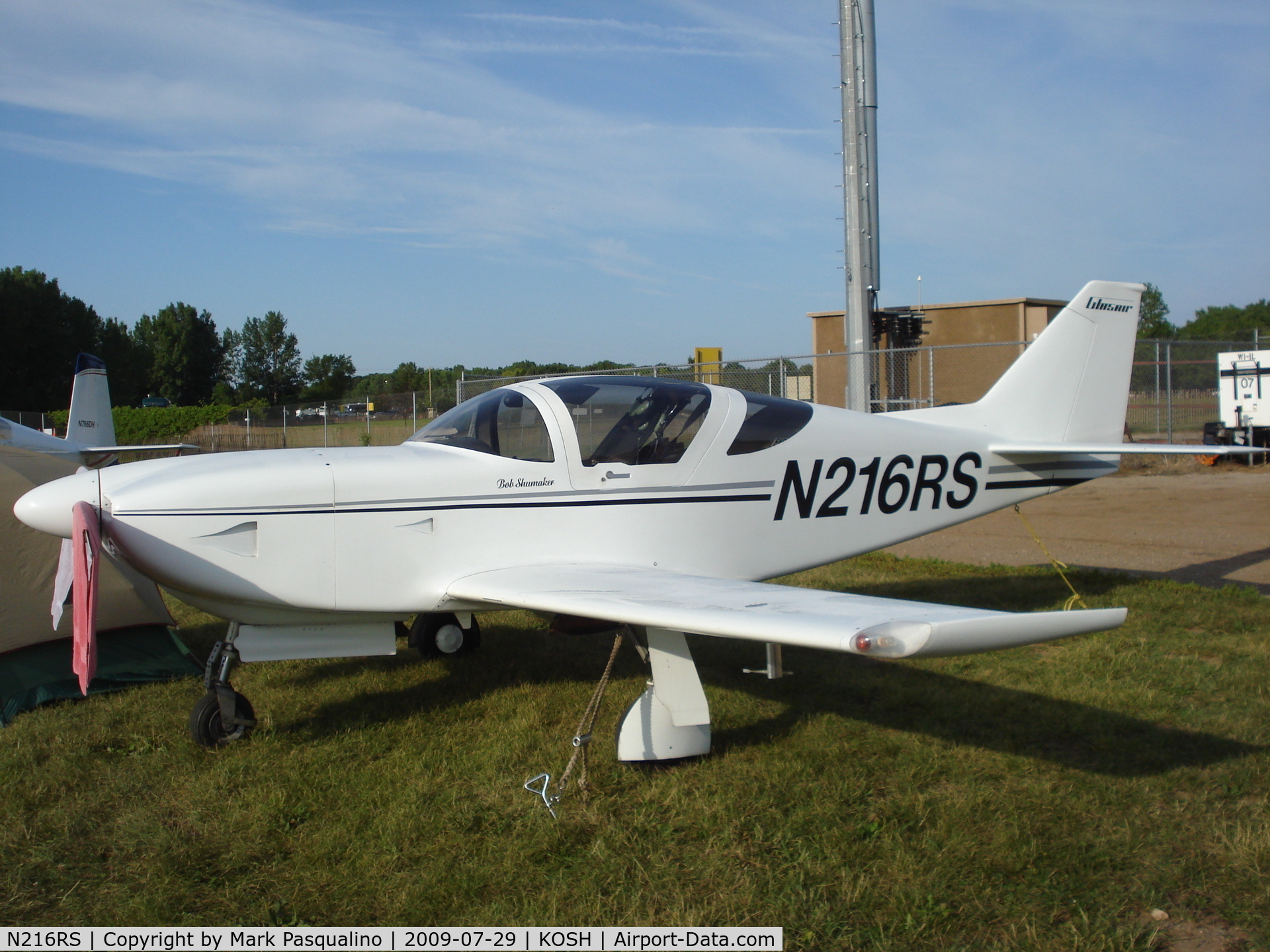 N216RS, 1998 Stoddard-Hamilton Glasair IS RG C/N 2161, Glasair IIS-RG