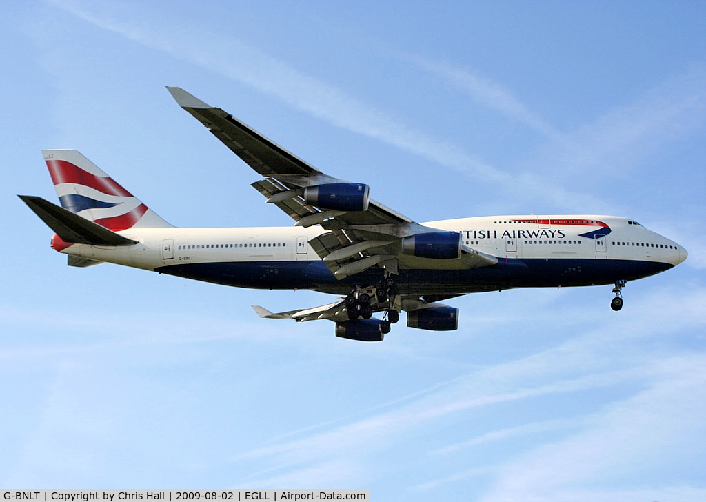 G-BNLT, 1991 Boeing 747-436 C/N 24630, British Airways