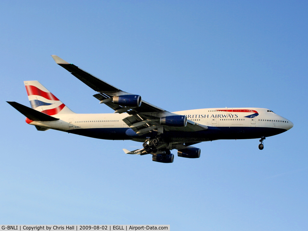 G-BNLI, 1990 Boeing 747-436 C/N 24051, British Airways