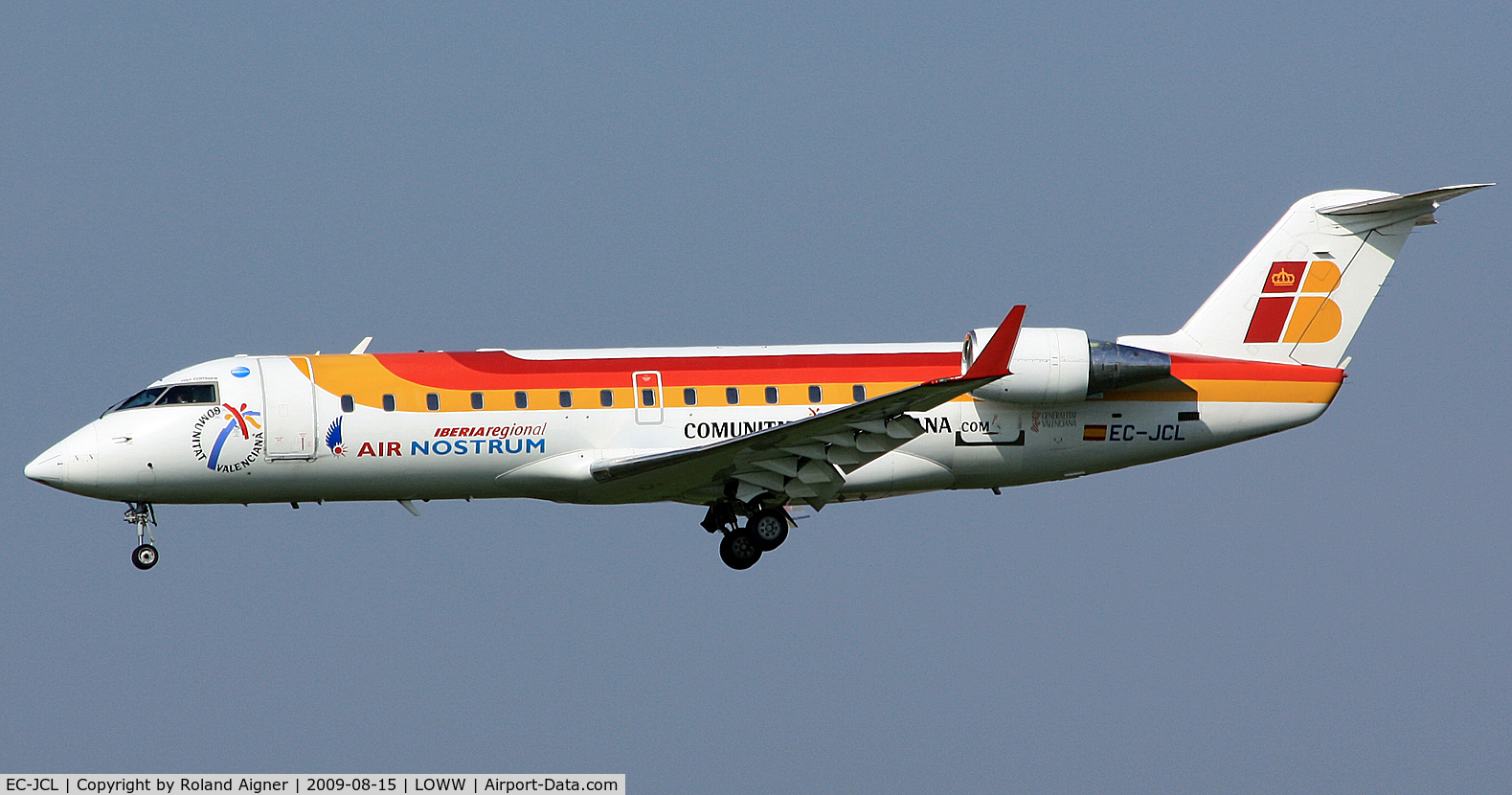 EC-JCL, 2004 Bombardier CRJ-200ER (CL-600-2B19) C/N 7975, Iberia Air Nostrum