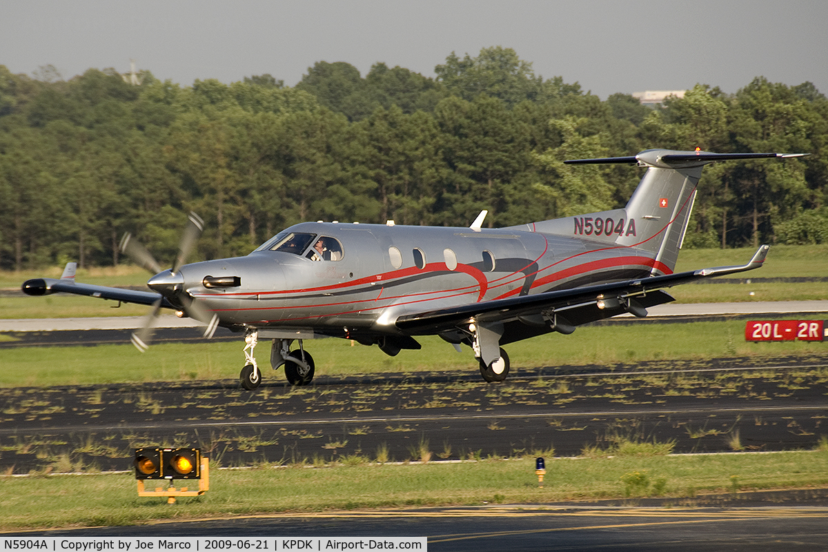 N5904A, 2004 Pilatus PC-12/45 C/N 583, @ PDK