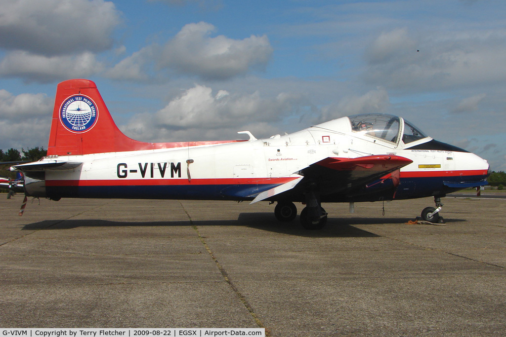 G-VIVM, 1964 BAC 84 Jet Provost T.5P C/N PAC/W/23907, Jet Provost at North Weald - ex XS230