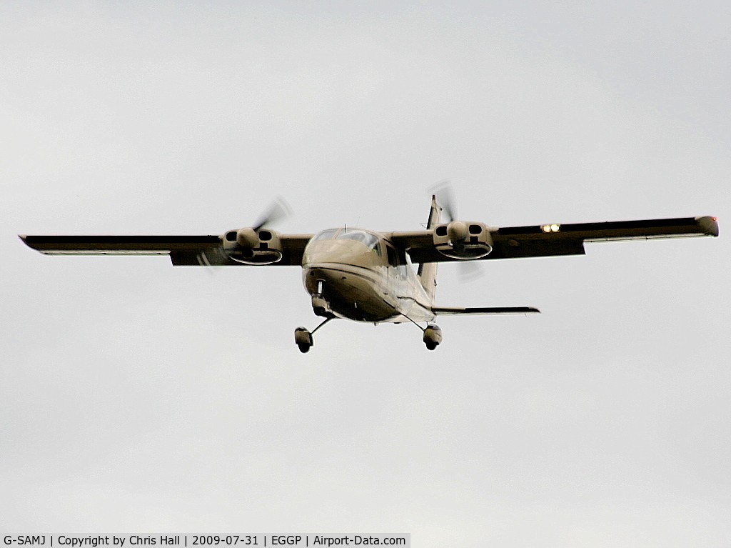 G-SAMJ, 1977 Partenavia P-68B C/N 101, Ravenair, Previous ID: D-GERA