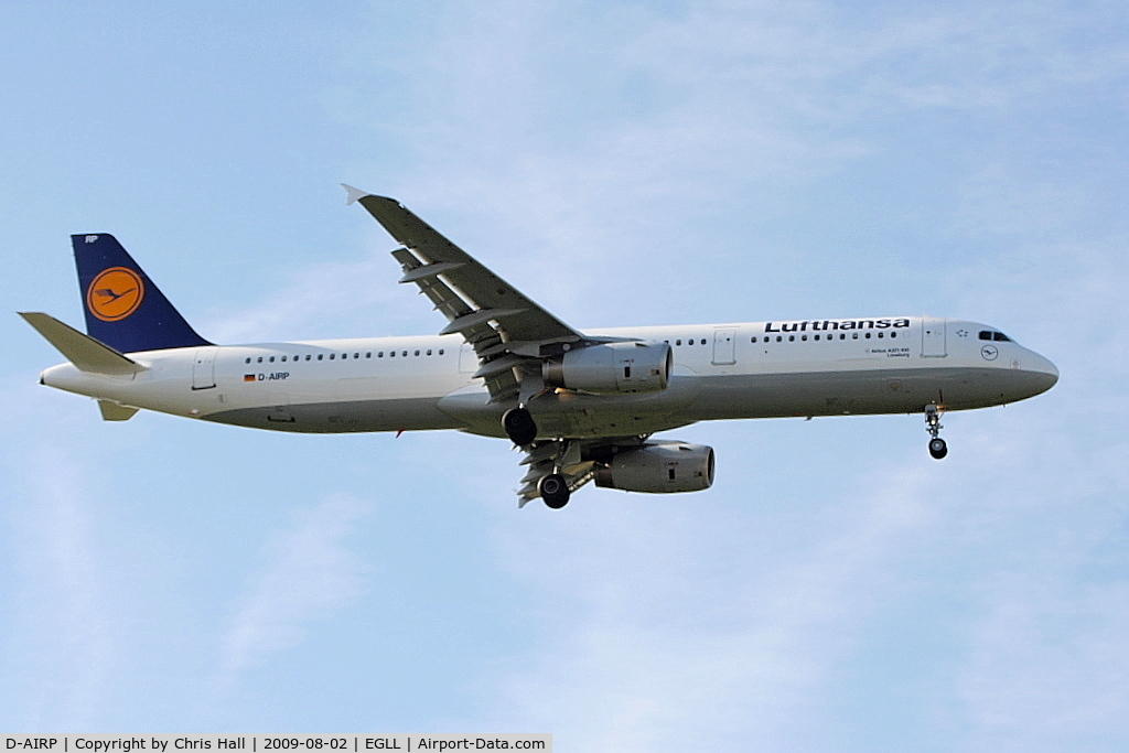 D-AIRP, 1995 Airbus A321-131 C/N 0564, Lufthansa