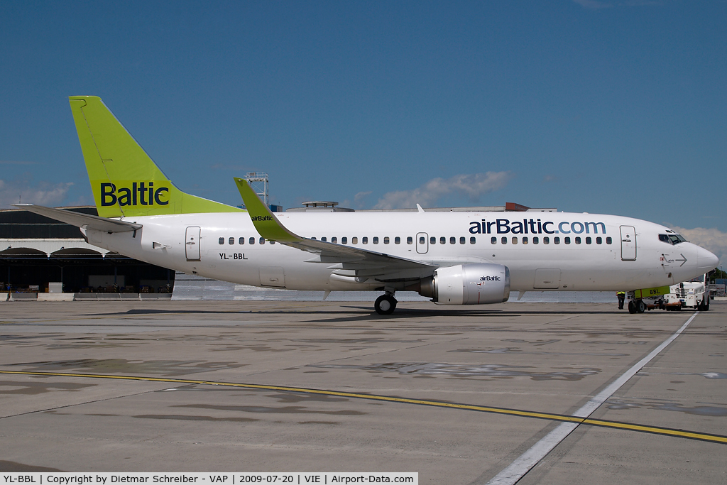 YL-BBL, 1998 Boeing 737-33V C/N 29334, Air Baltic Boeing 737-300