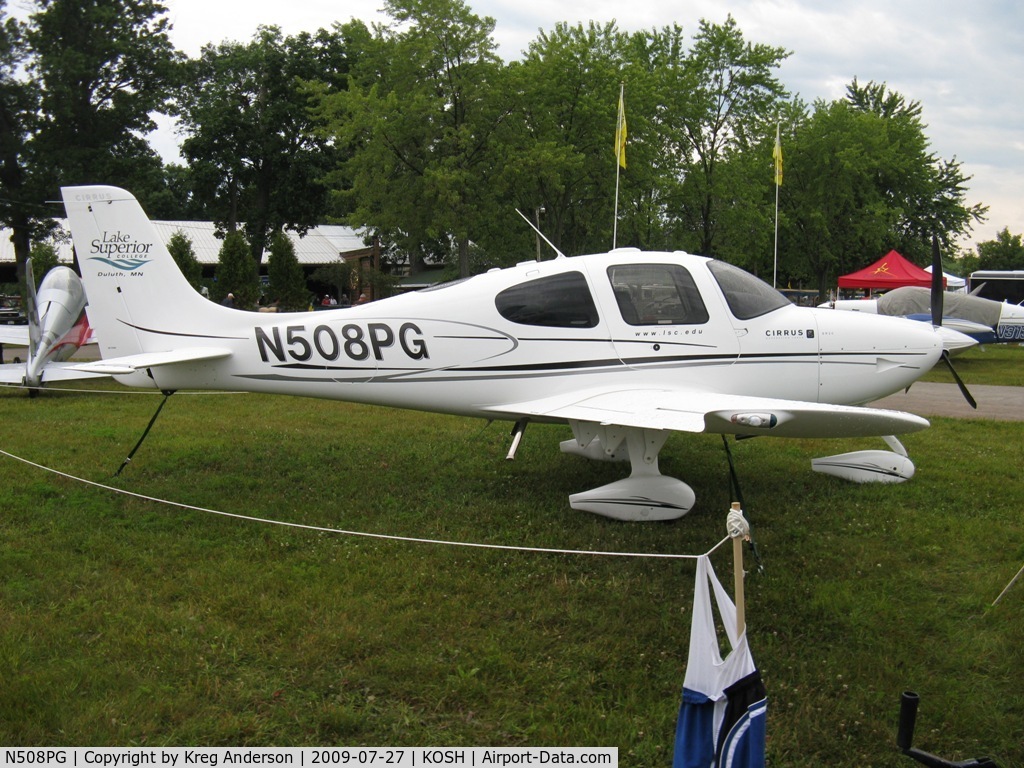 N508PG, 2008 Cirrus SR20 C/N 1978, EAA Airventure 2009