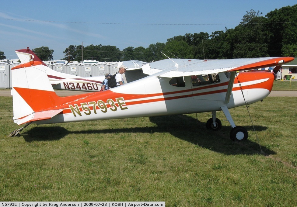N5793E, 1959 Cessna 150 C/N 17293, EAA Airventure 2009