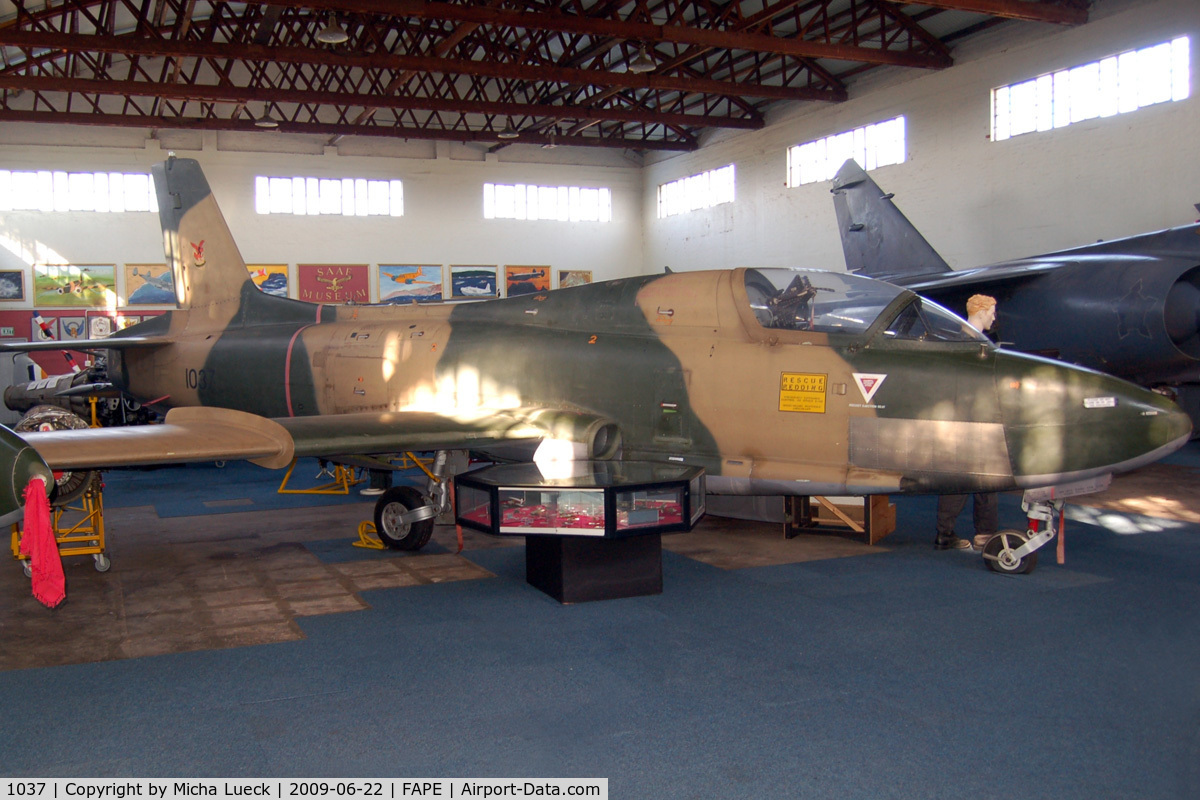 1037, Atlas MB-326K Impala 2 C/N 38, Atlas Impala Mk II at SAAF Museum in Port Elizabeth