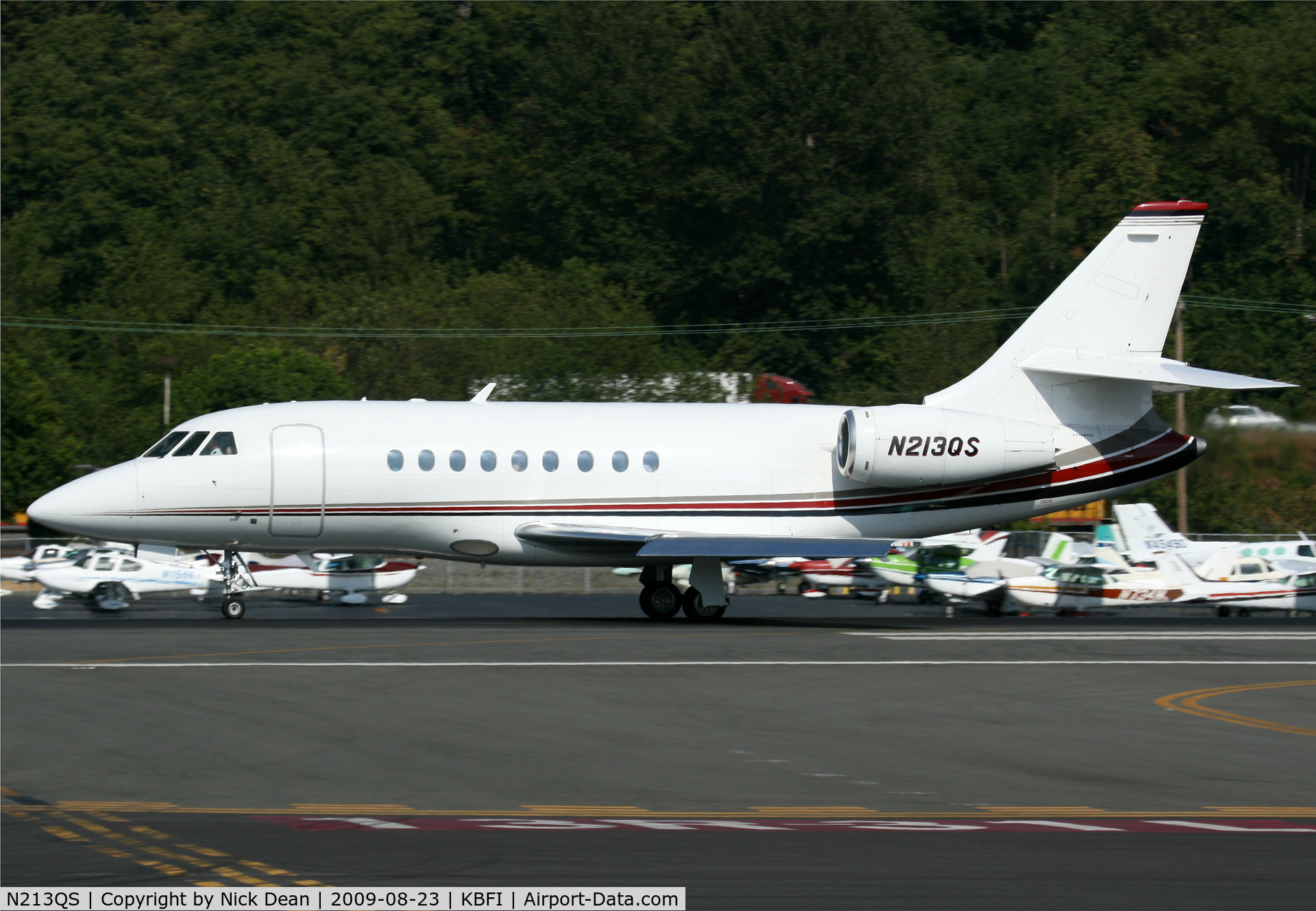 N213QS, 2000 Dassault Falcon 2000 C/N 113, KBFI