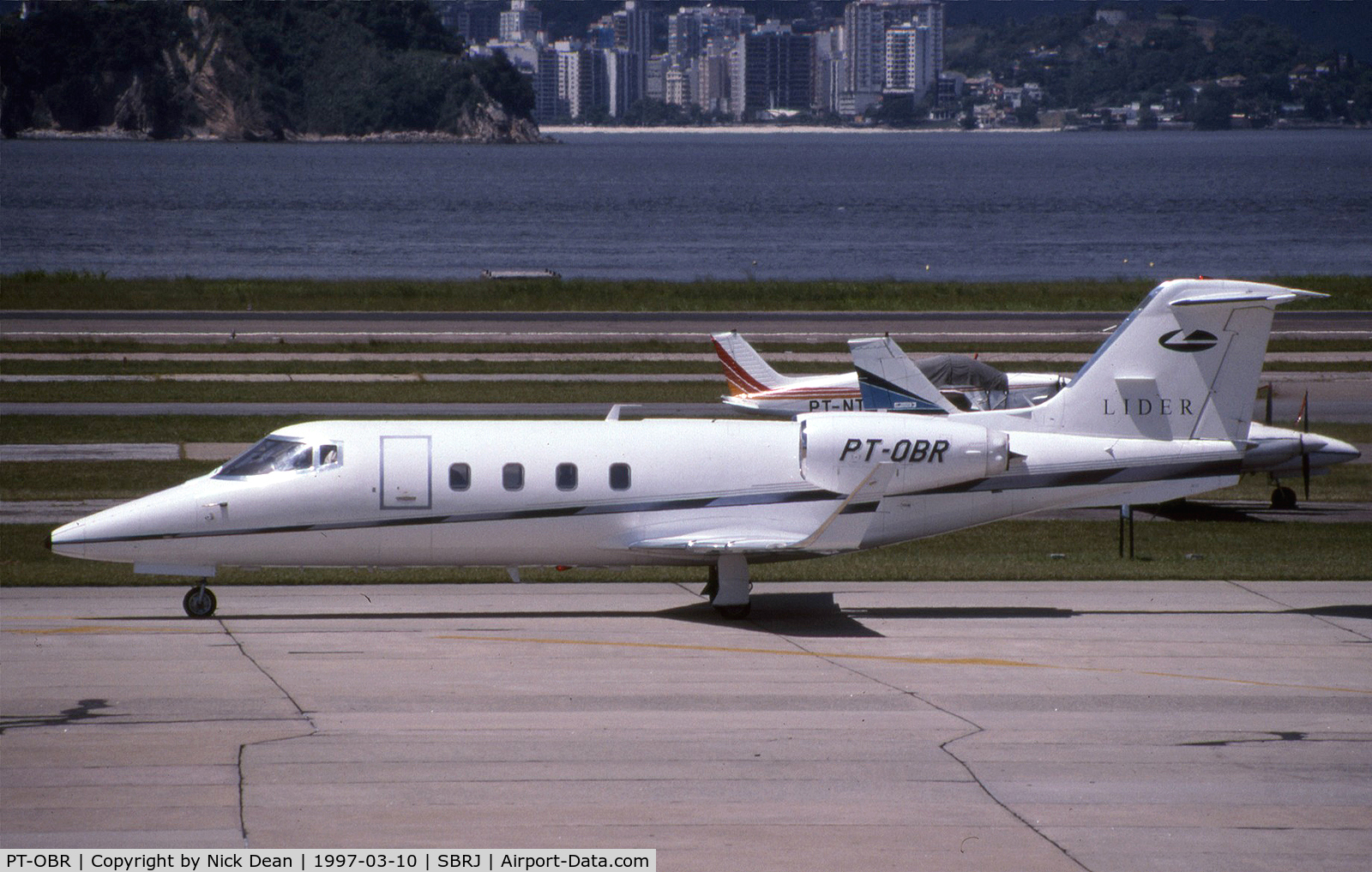 PT-OBR, 1982 Gates Learjet 55 C/N 55-037, SBRJ