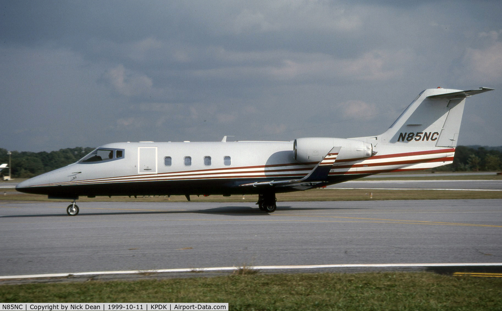 N85NC, 1983 Learjet 55 C/N 55-077, KPDK
