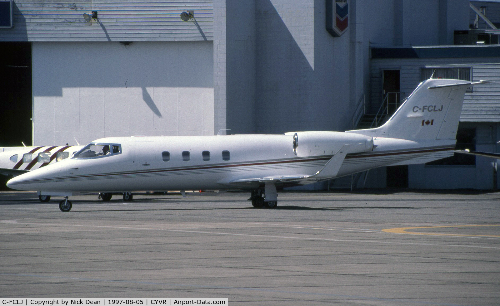 C-FCLJ, 1985 Learjet 55 C/N 55-118, CYVR