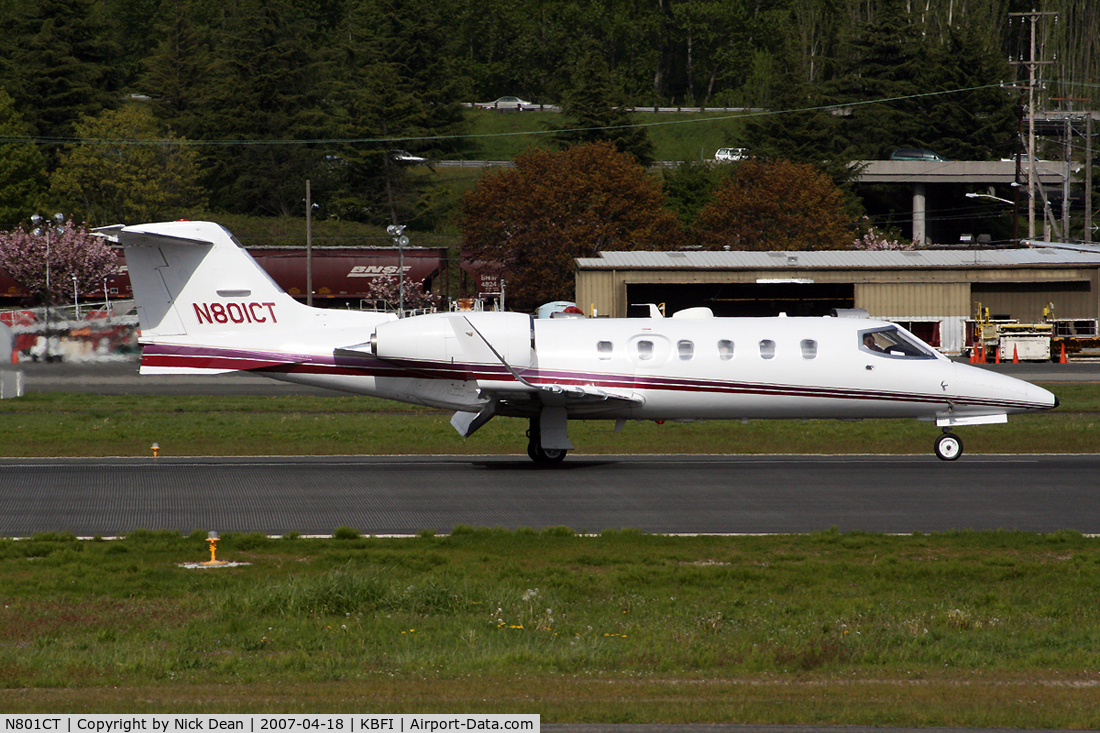 N801CT, 1990 Learjet 31 C/N 017, KBFI