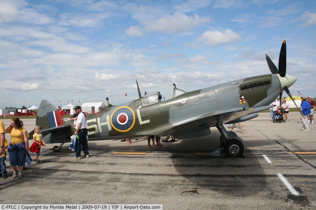 C-FFLC, Supermarine 361 Spitfire LF.IXc C/N CBAF.IX.1875, Spitfire Mk XI