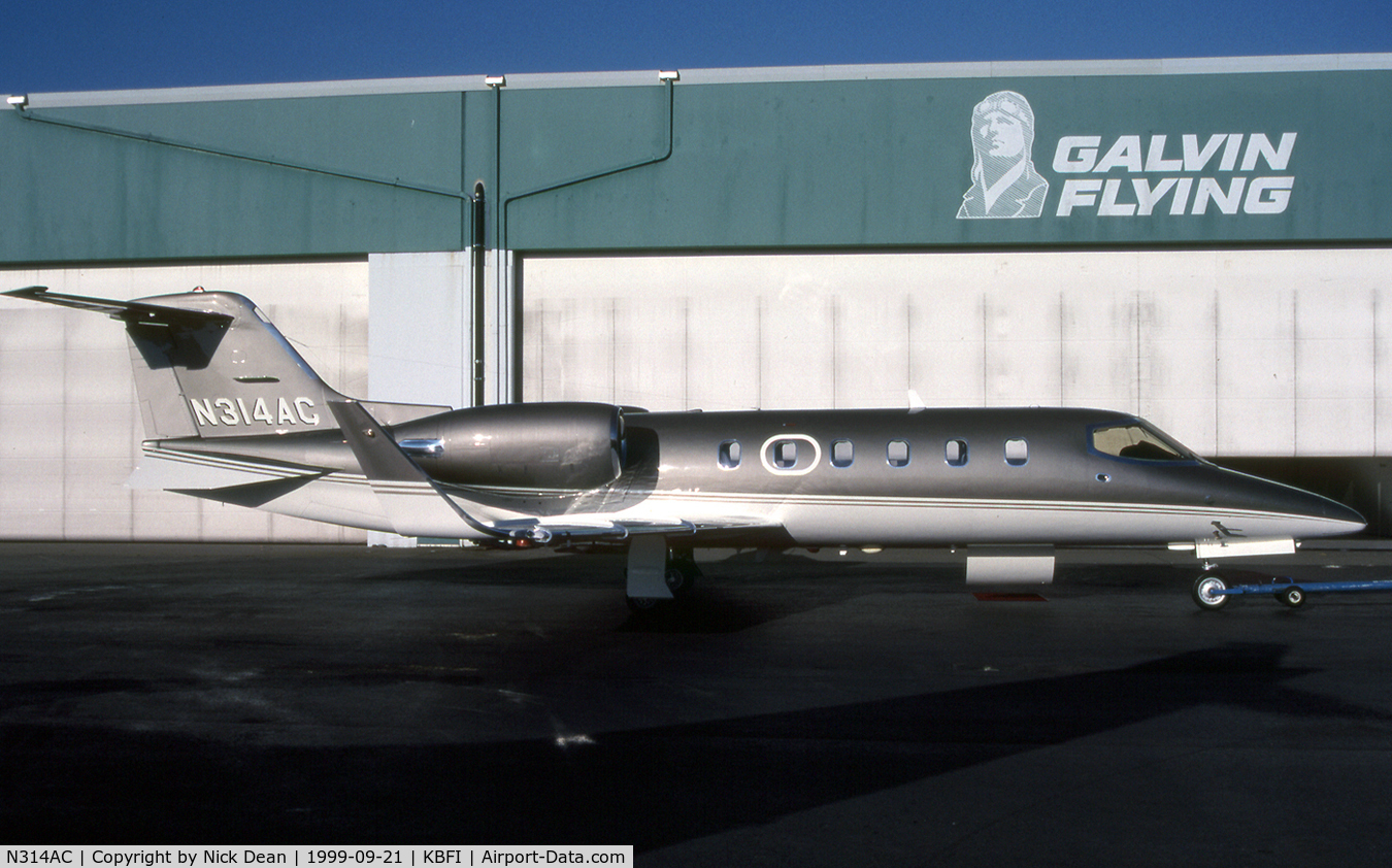 N314AC, 1997 Learjet 31A C/N 31A-140, KBFI