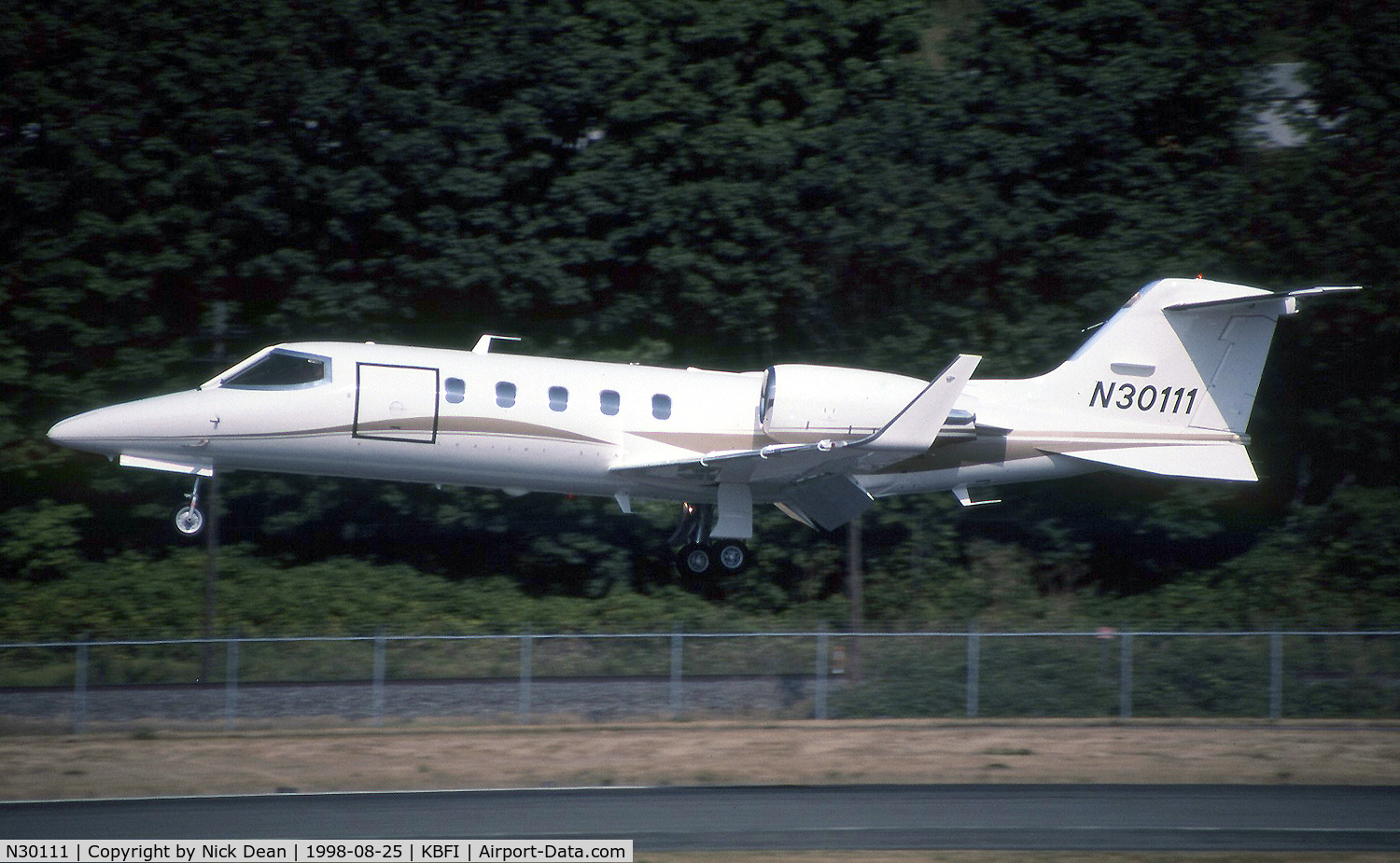 N30111, 1998 Learjet 31A C/N 31A-153, KBFI