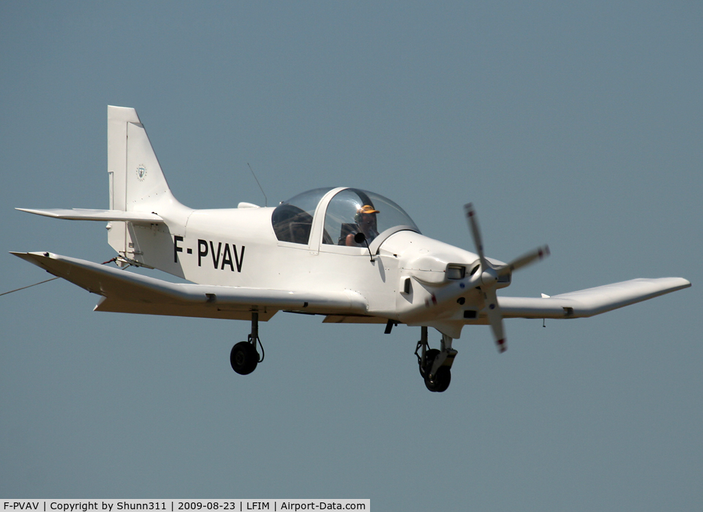 F-PVAV, ACBA (Aéro Club du Bas Armagnac) Midour 7 C/N 05, On landing during glider's session...
