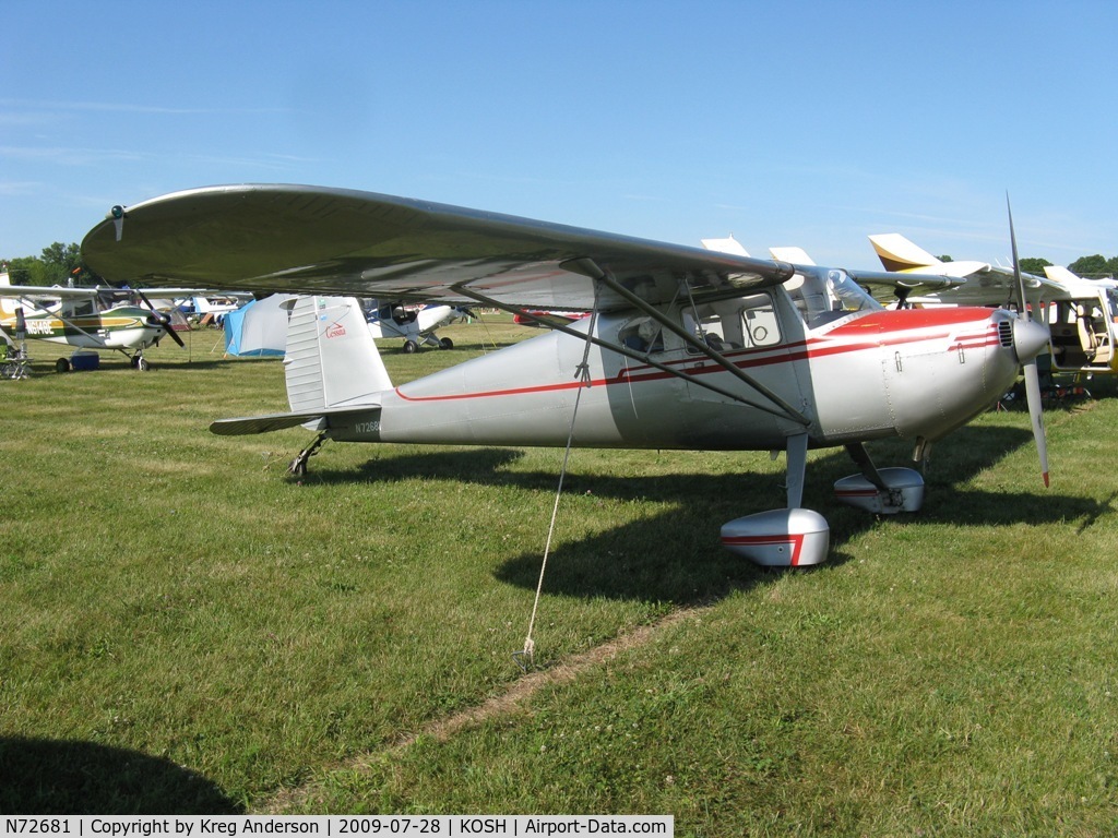 N72681, 1946 Cessna 140 C/N 9857, EAA Airventure 2009