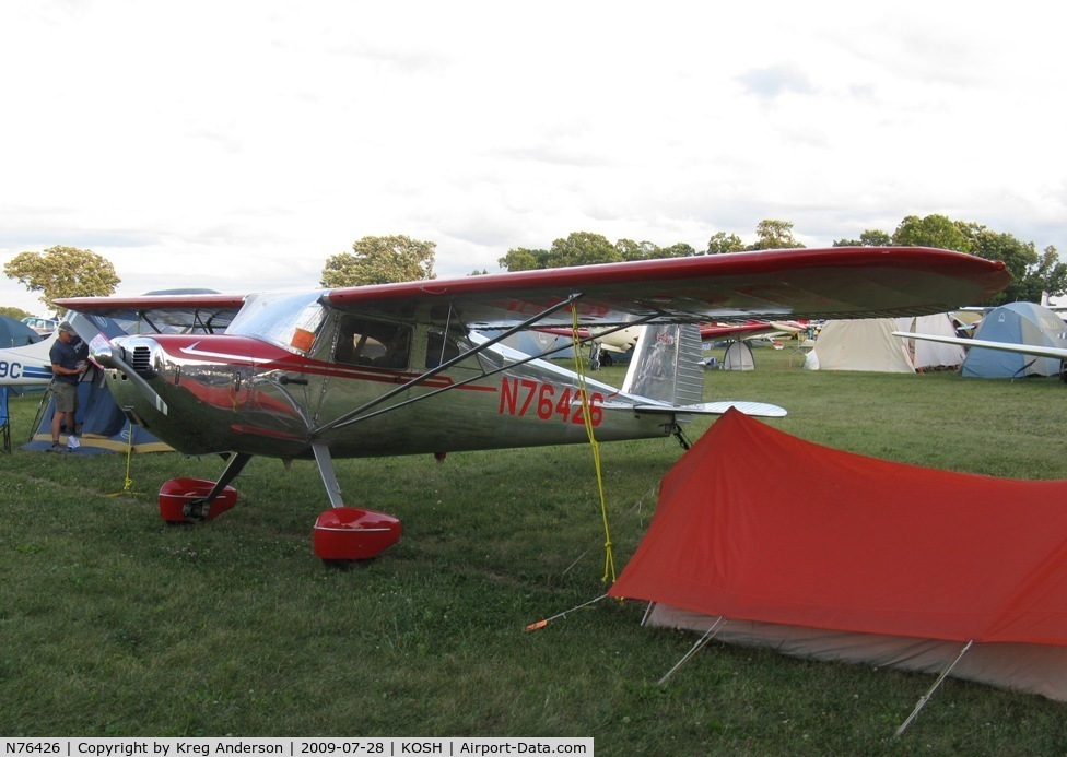 N76426, 1946 Cessna 140 C/N 10852, EAA Airventure 2009