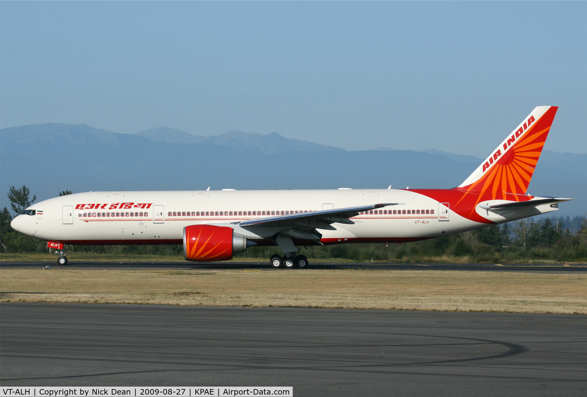 VT-ALH, 2009 Boeing 777-237/LR C/N 36307, KPAE Boeing 18 repositiong to KBFI
