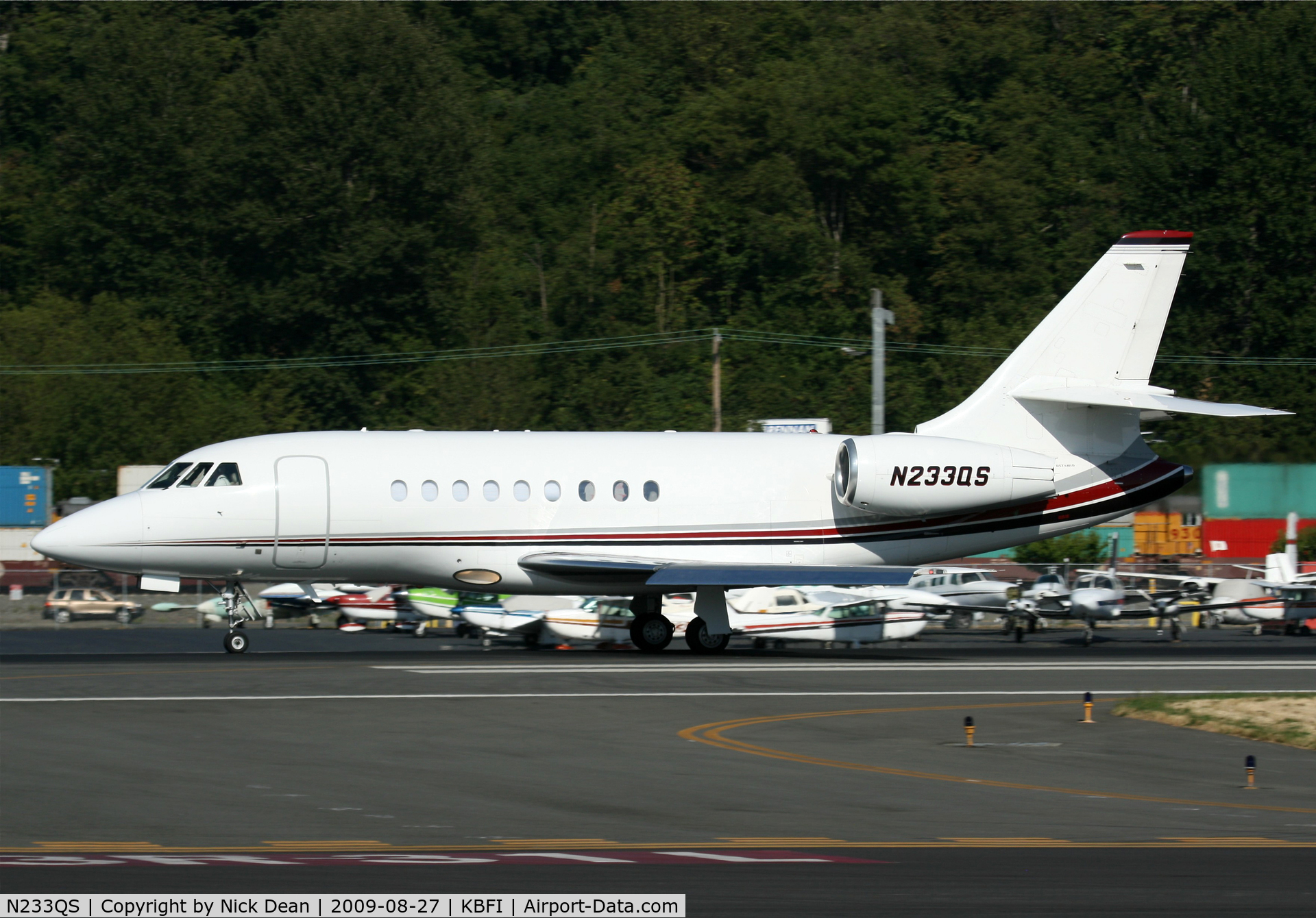 N233QS, 2006 Dassault Falcon 2000EX C/N 91, KBFI
