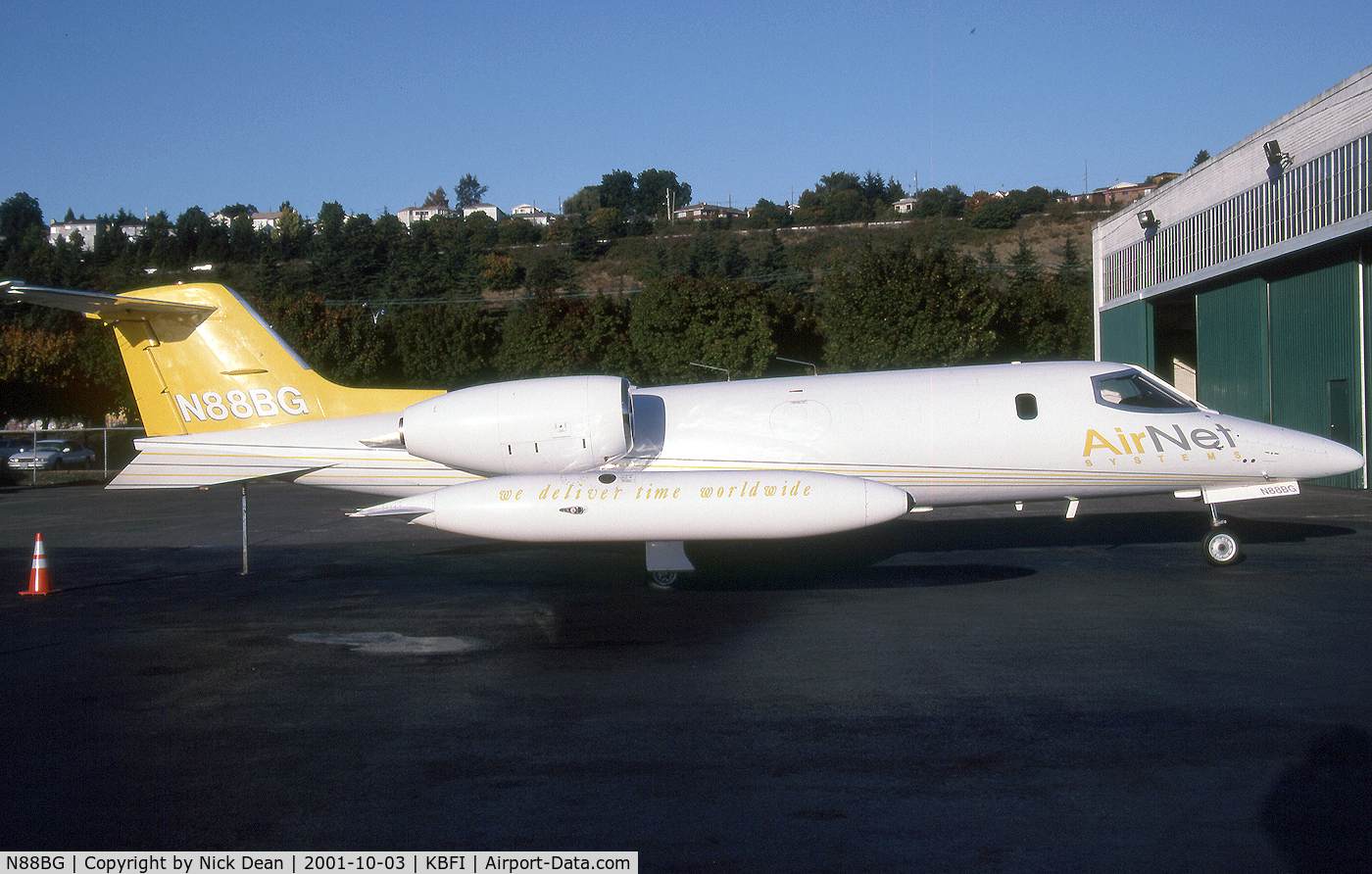 N88BG, 1976 Learjet 35A C/N 35-090, KBFI