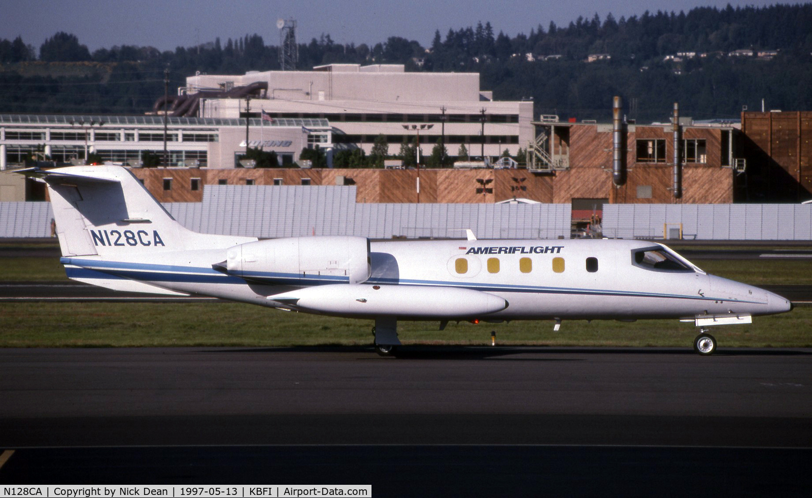 N128CA, 1979 Gates Learjet 35A C/N 248, KBFI