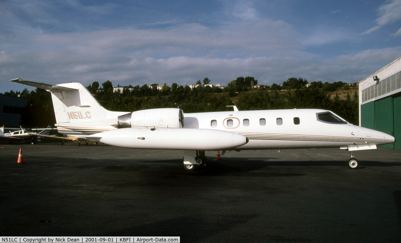 N51LC, Gates Learjet Corp. 35A C/N 302, KBFI