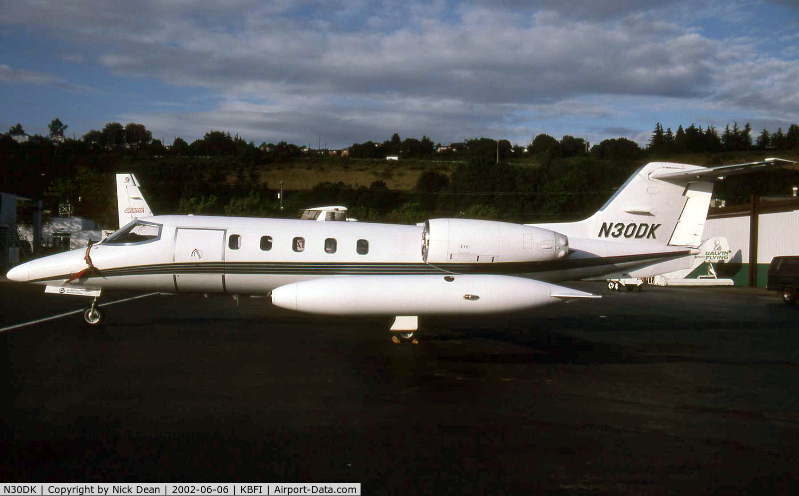 N30DK, 1980 Gates Learjet 35A C/N 345, KBFI