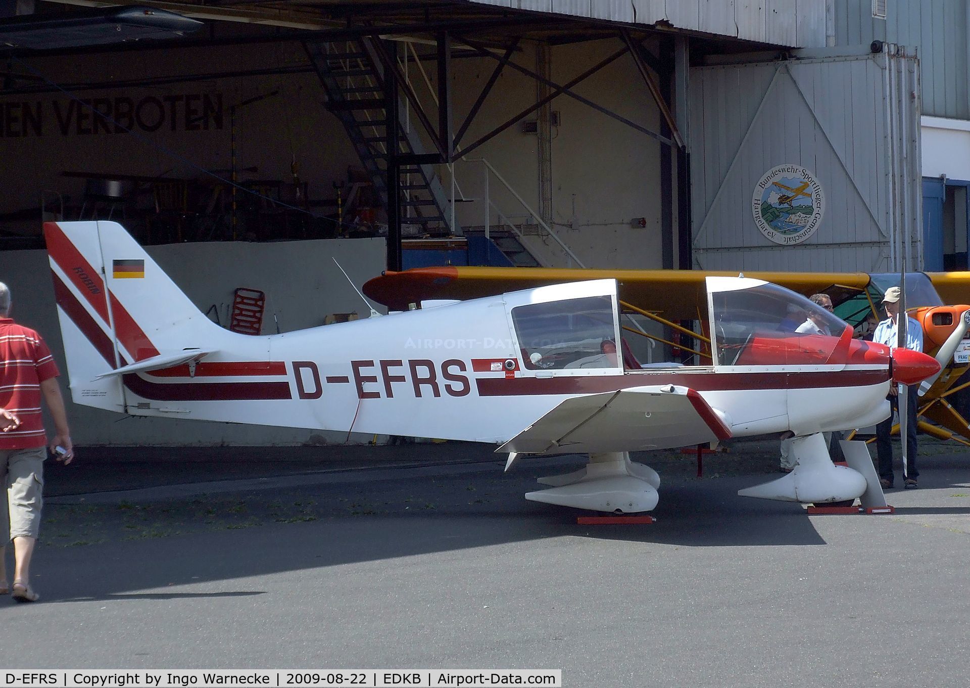 D-EFRS, Robin DR-400-120D Dauphin C/N 1714, Robin DR.400/120D Dauphin at the Bonn-Hangelar centennial jubilee airshow