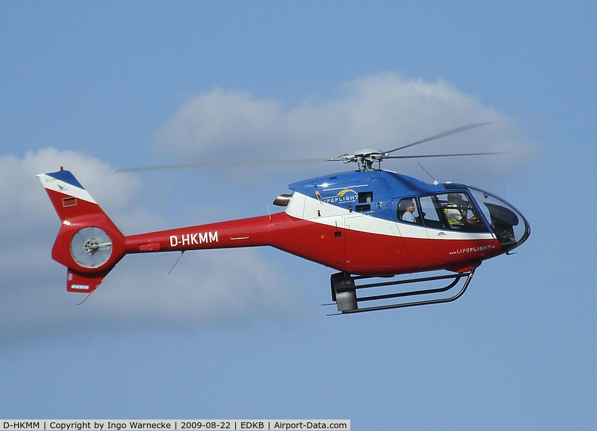 D-HKMM, 2001 Eurocopter EC-120B Colibri C/N 1217, Eurocopter EC120B Colibri at the Bonn-Hangelar centennial jubilee airshow