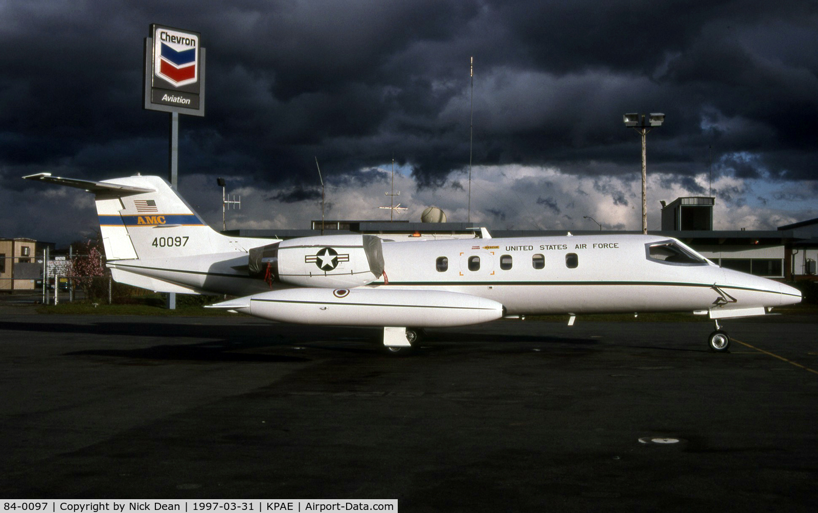 84-0097, 1984 Gates Learjet C-21A C/N 35A-543, KPAE