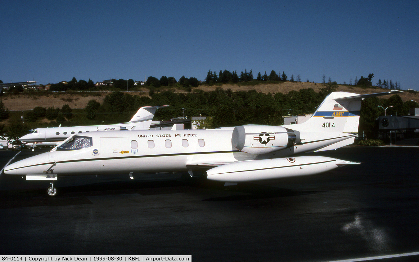 84-0114, 1984 Gates Learjet C-21A C/N 35A-560, KBFI