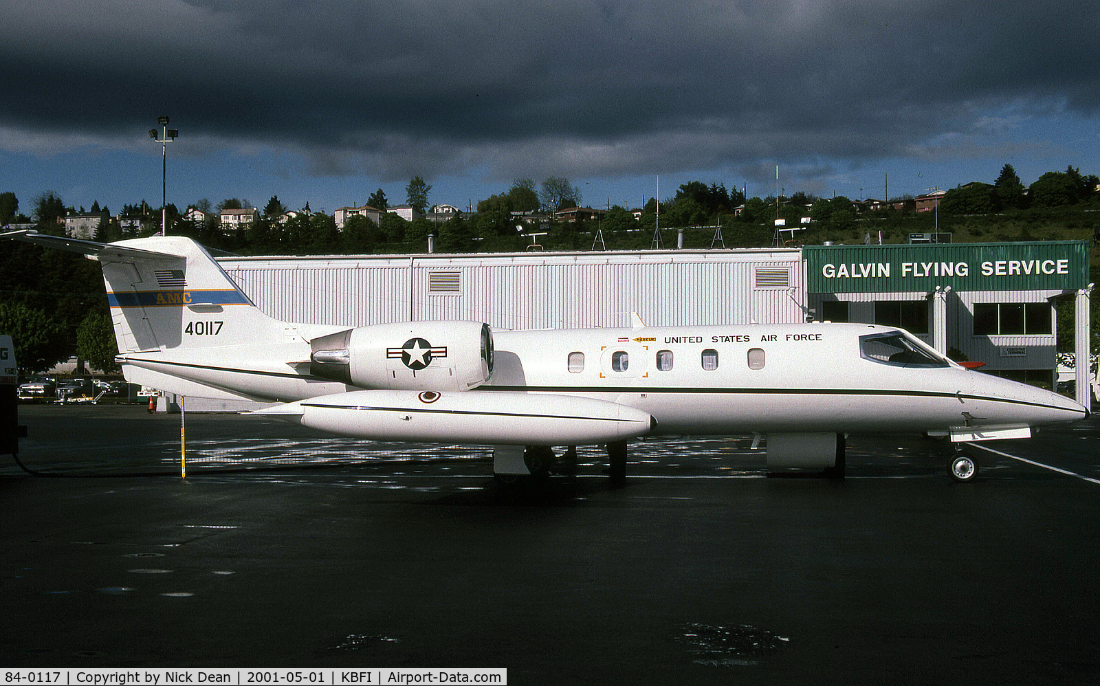 84-0117, 1984 Learjet C-21A C/N 35A-563, KBFI