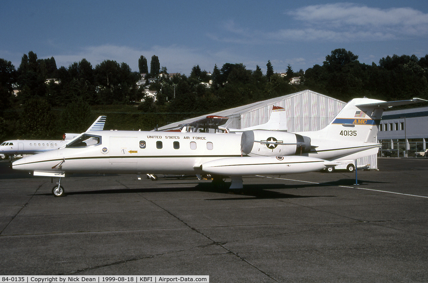84-0135, 1984 Gates Learjet C-21A C/N 35A-582, KBFI