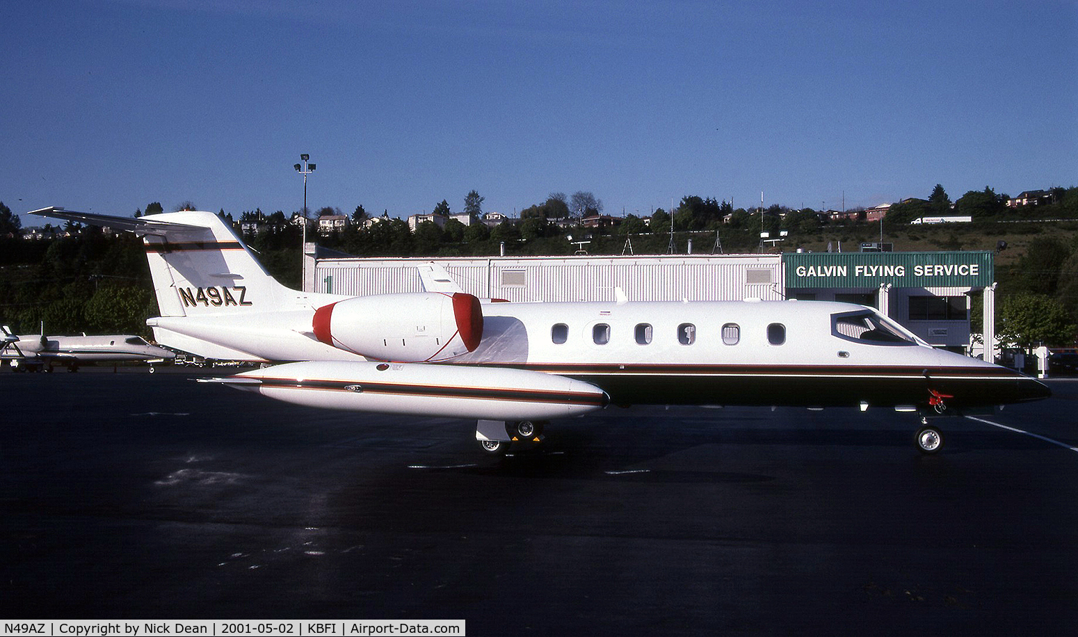 N49AZ, 1990 Learjet 35A C/N 35A-652, KBFI