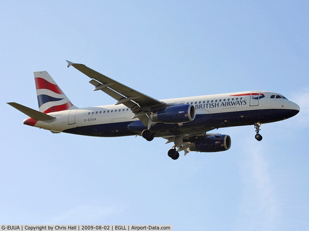 G-EUUA, 2001 Airbus A320-232 C/N 1661, British Airways