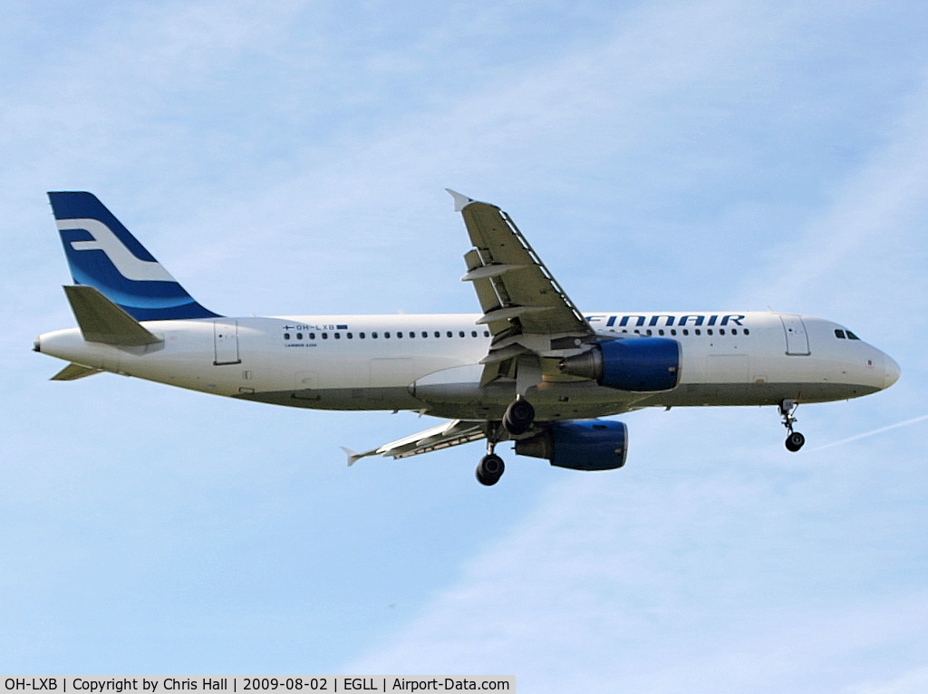 OH-LXB, 2001 Airbus A320-214 C/N 1470, Finnair