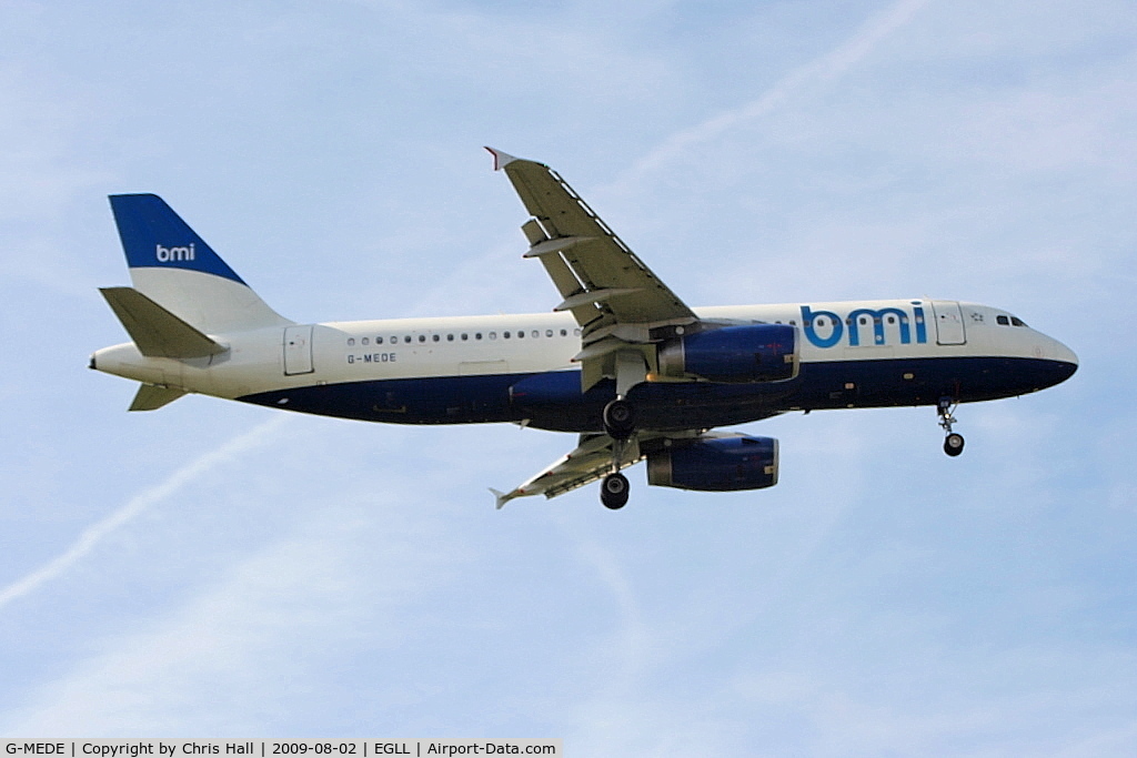 G-MEDE, 2000 Airbus A320-232 C/N 1194, BMI
