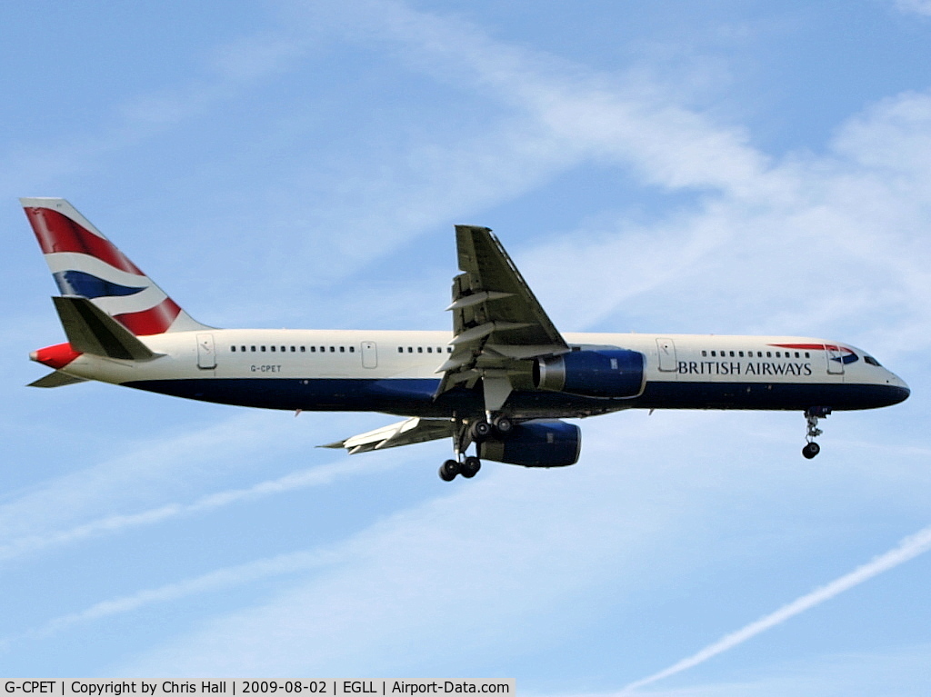 G-CPET, 1998 Boeing 757-236 C/N 29115, British Airways