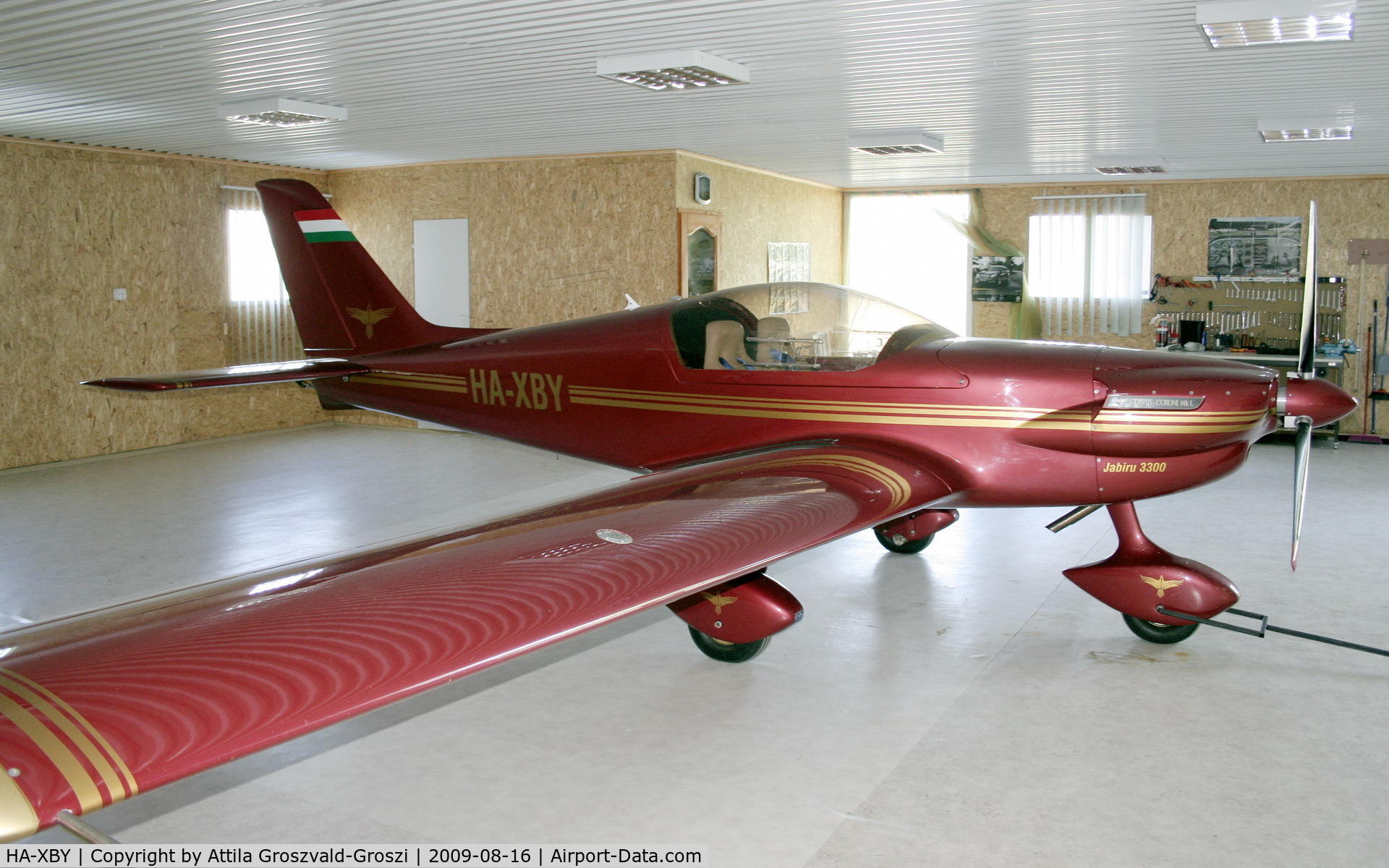 HA-XBY, 2005 Corvus Corone MK.I C/N CNE01/001, Balloszög Airport - Hangar