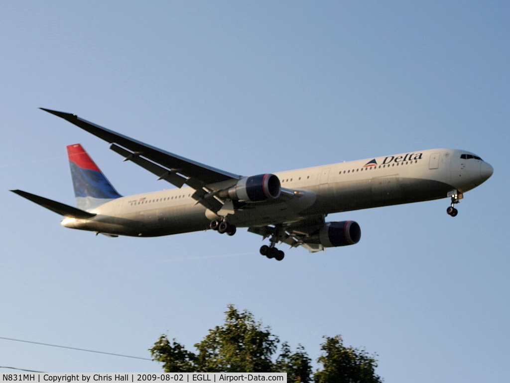 N831MH, 2000 Boeing 767-432/ER C/N 29702, Delta Airlines