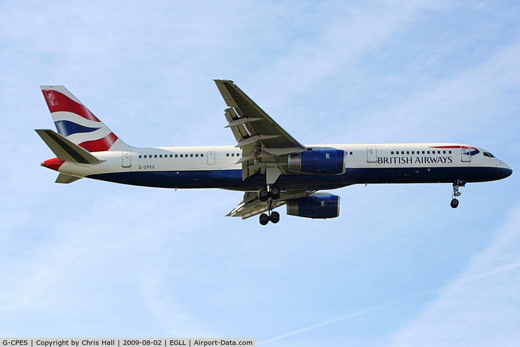 G-CPES, 1998 Boeing 757-236 C/N 29114, British Airways