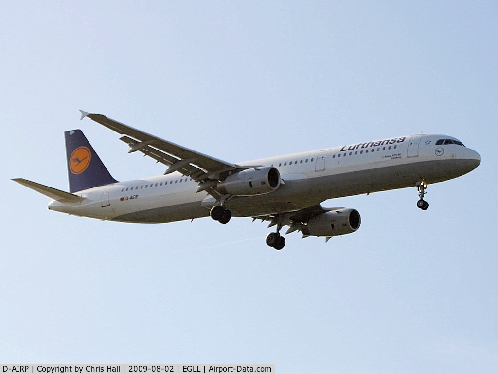 D-AIRP, 1995 Airbus A321-131 C/N 0564, Lufthansa