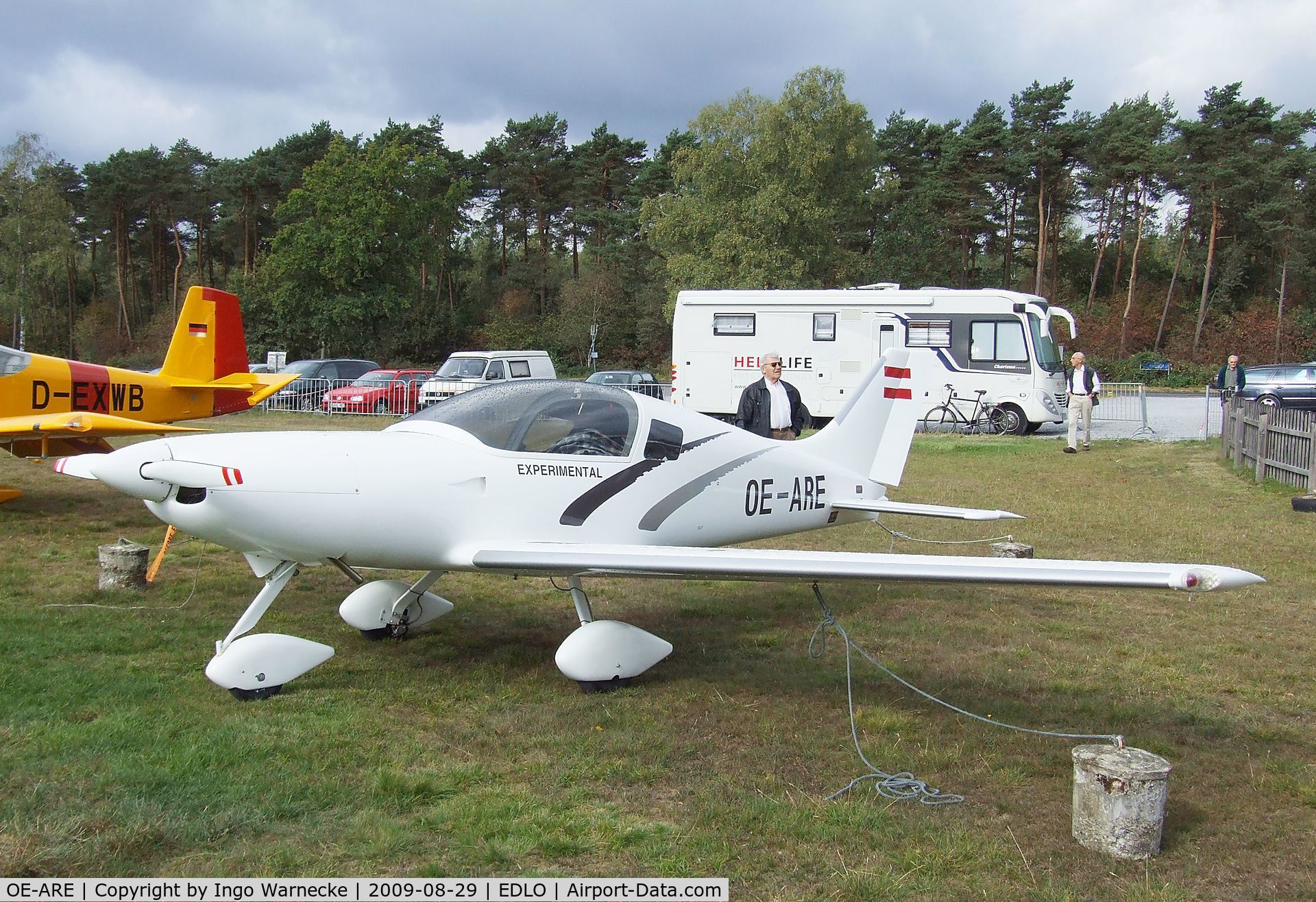 OE-ARE, Aero Designs Pulsar XP C/N 429, Aero Designs (Frauwallner) Pulsar XP at the 2009 OUV-Meeting at Oerlinghausen airfield